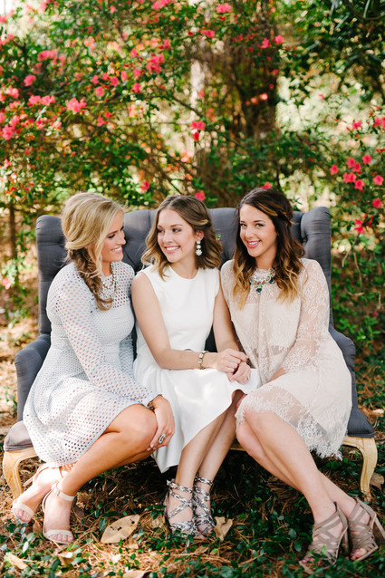 Louisiana garden bridal luncheon