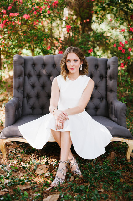 Louisiana garden bridal luncheon