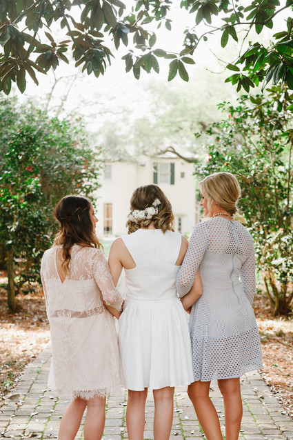 Louisiana garden bridal luncheon
