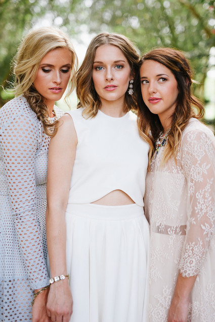 Louisiana garden bridal luncheon