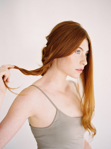 How-to create a low twisted updo