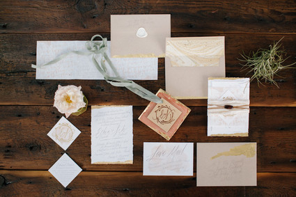 Mediterranean wedding invitation
