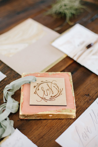 Mediterranean wedding invitation