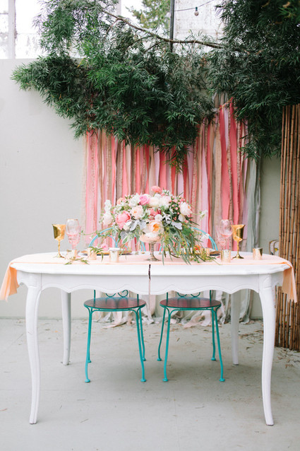 Ribbon backdrop