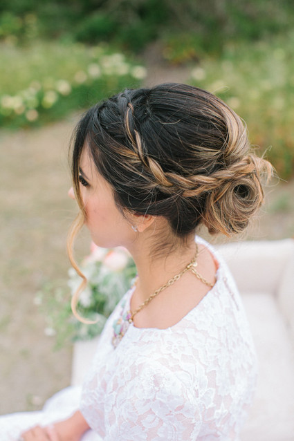 Braided wedding hair