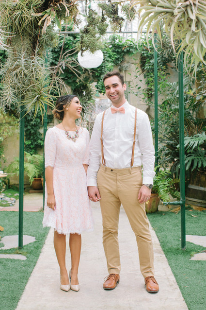 Pastel garden wedding inspiration