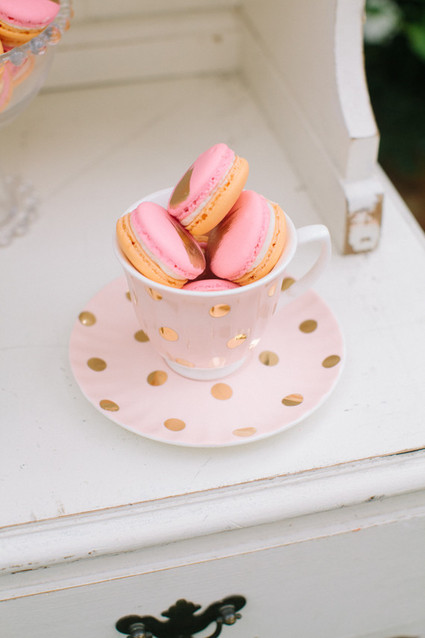 Pink macarons