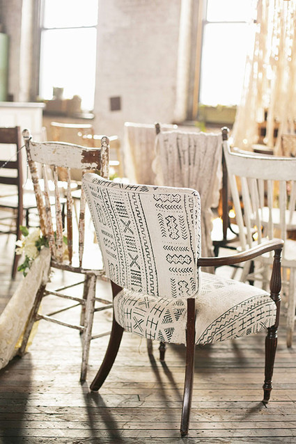 Industrial Wedding Ceremony Seating