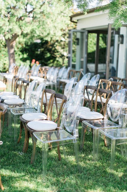 Modern Nautical Wedding Ceremony Seating