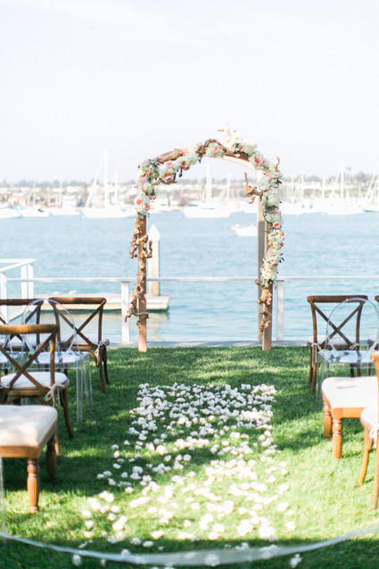 Modern Nautical Wedding Ceremony Inspiration