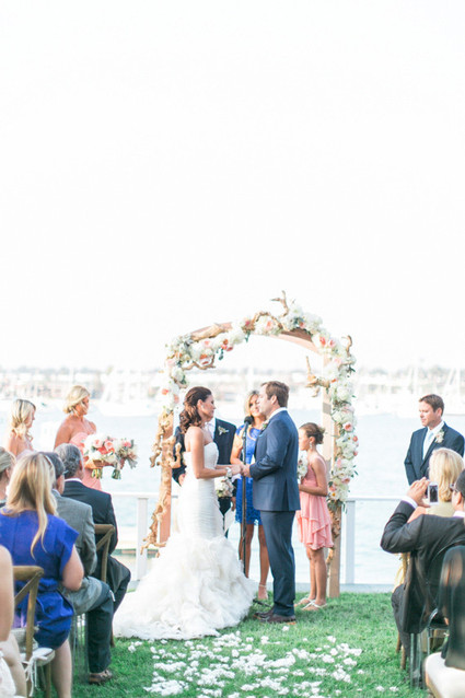Modern Nautical Wedding Ceremony Inspiration