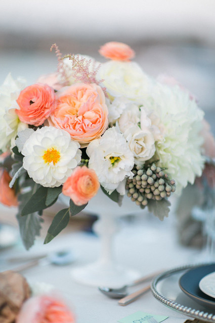 Modern Nautical Wedding Florals Inspiration