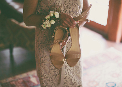 Backyard Utah Wedding Shoes Inspiration