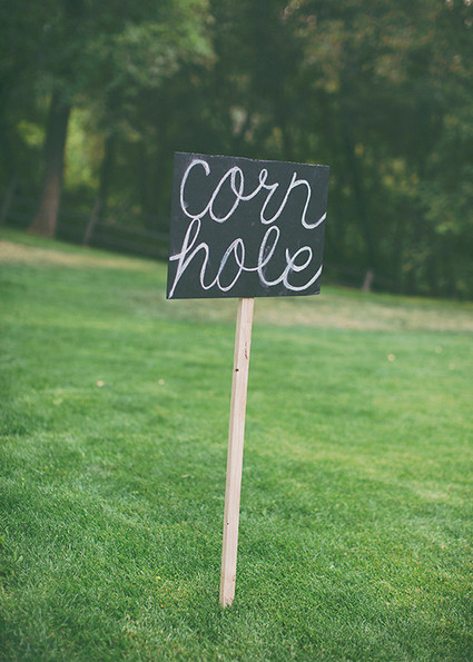 Corn Hole Signage Inspiration