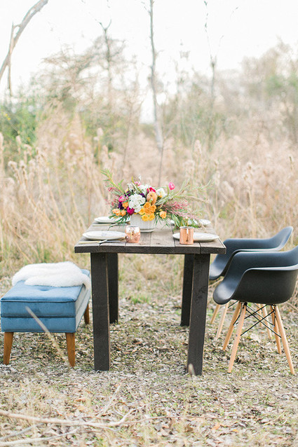 Bohemian tablescape