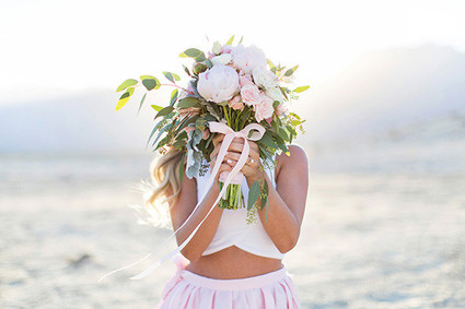 Pink and white bouquet