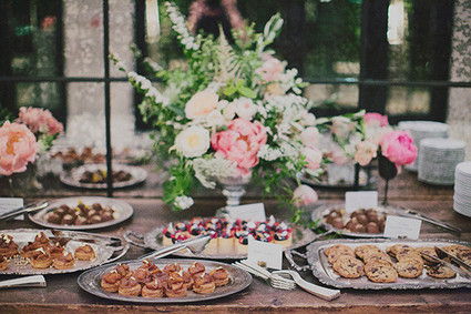 Wedding food and drink