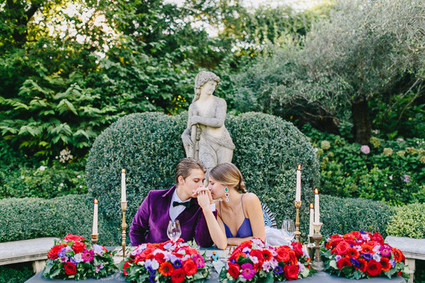 Modern Romeo & Juliet Wedding Inspiration Portrait