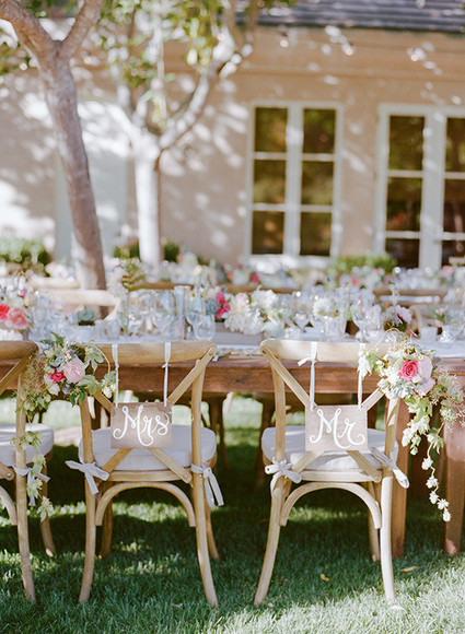 Mrs and Mr. Chair Decor