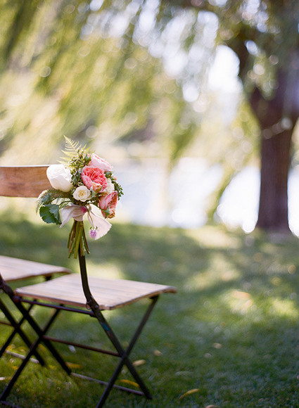 Romantic Outdoor Napa Wedding Ceremony Decor