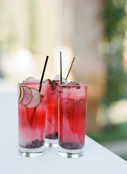 Red cocktails