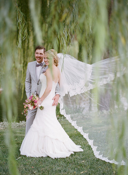 Romantic Outdoor Napa Wedding Portrait