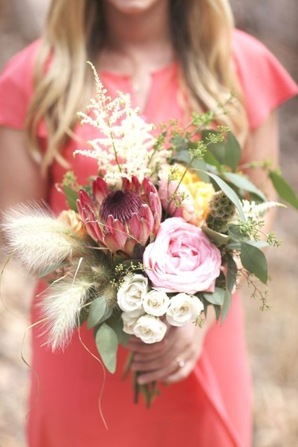 Modern Bohemian Southwestern Wedding Bouquet