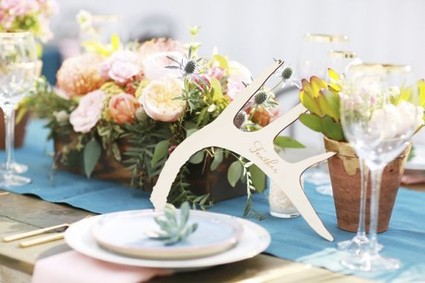 Modern Bohemian Southwestern Wedding Table Decor Inspiration