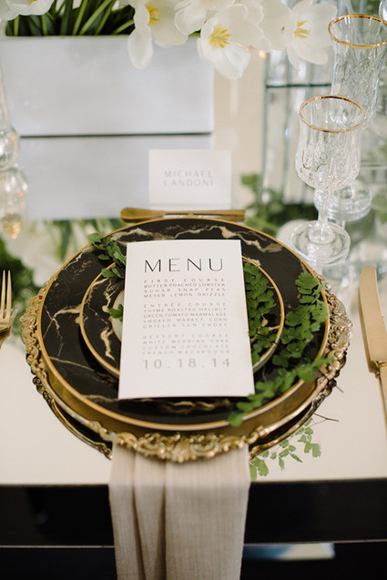 Modern Green and White Same Sex Wedding Ideas