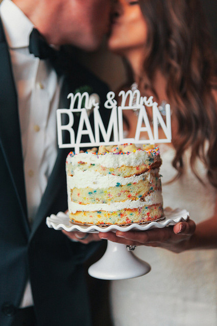 Kate Spade Inspired Wedding Cake