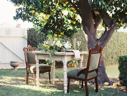 Intimate Outdoor Rehearsal Dinner