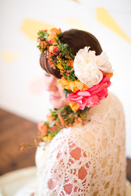 Amazing, huge floral crown