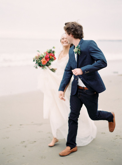 Colorful beach portraits
