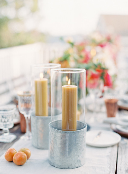 Colorful intimate dinner party