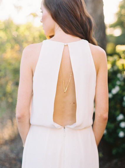 Modern wedding dress