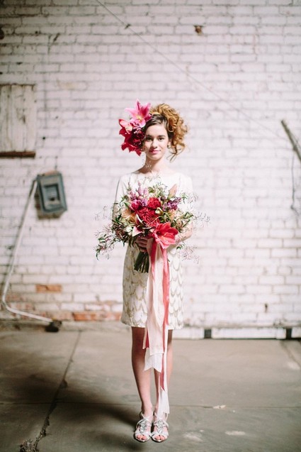 Berry and marsala bouquet