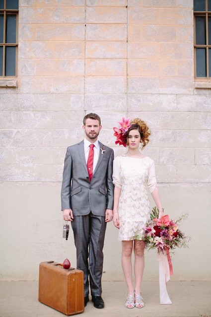 Short wedding dress