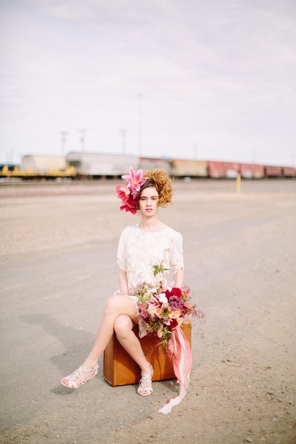 Short wedding dress