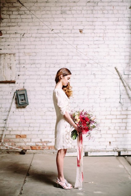 Berry and marsala bouquet