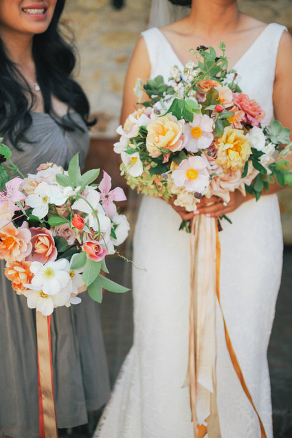 Pastel bridesmaid bouquet