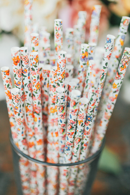 Floral straws