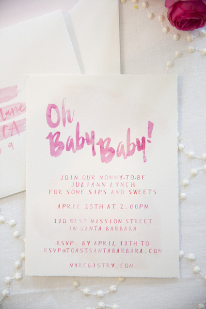 baby shower invites by Joya Rose