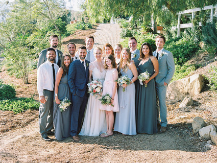 Grey wedding party