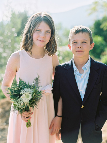 Flower girl and ring bearer