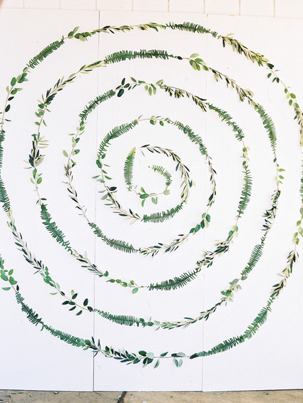 Palm leaf backdrop