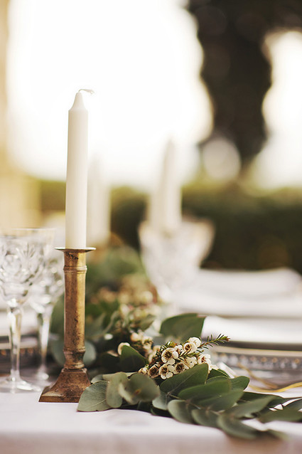 Gold candles