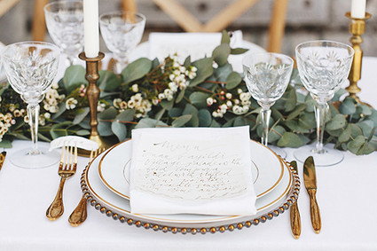 Grecian inspired wedding