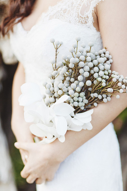 Simple bridal bouquet