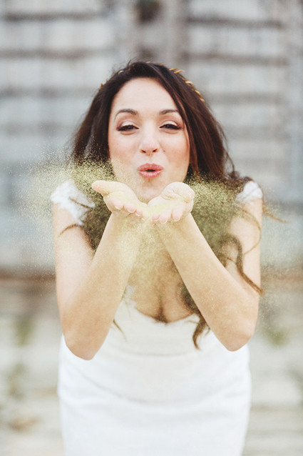 Gold glitter
