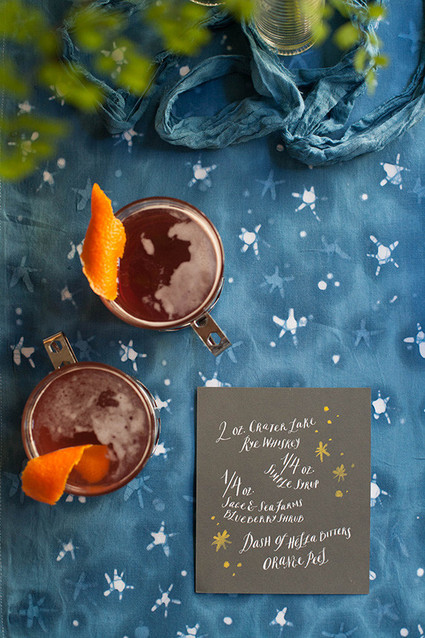 Orange cocktails